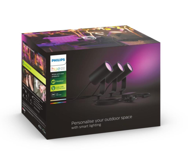 Philips Hue White and color ambiance Reflektor zewn. Lily x3 - 554252 - zdjęcie 5